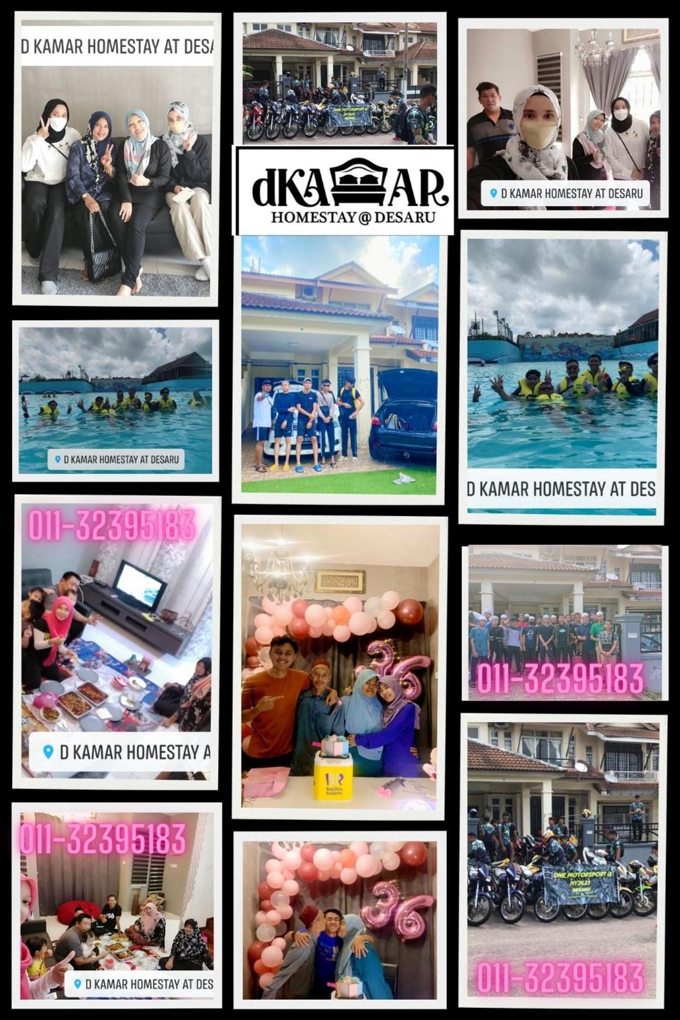 Dkamar Homestay At Desaru, Fully Aircond, Wifi, Coway, Street View 4 Min To Desaru Beach Kangkar Chemaran Buitenkant foto
